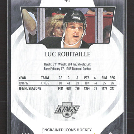 2021 Upper Deck Engrained Luc Robitaille #41 /199