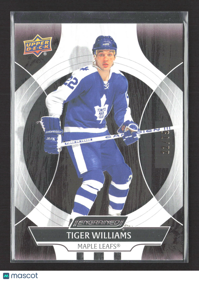 2025 Upper Deck Engrained Tiger Williams #4 /75