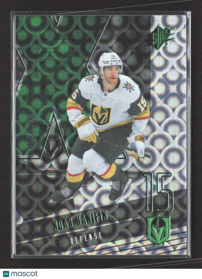 2024 Upper Deck SPx Hockey Resonance Noah Hanifin #27 Green /150