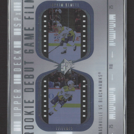 2026 Upper Deck SPx Rookie Debut Game Film Joakim Kemell #DN-8