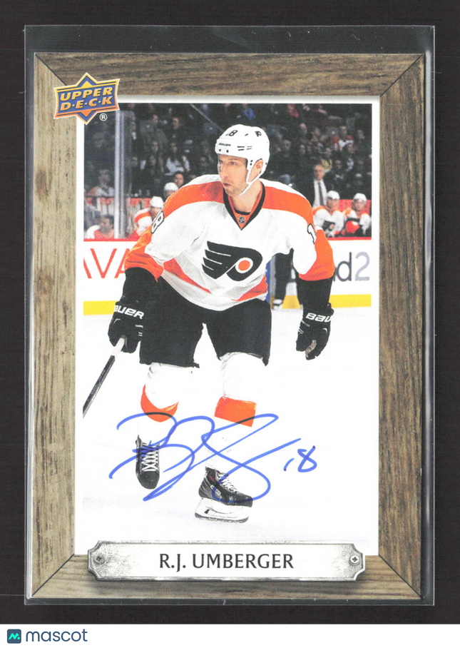 2025 Upper Deck Engrained Beehive Signatures R.J. Umberger #BH-RU Auto