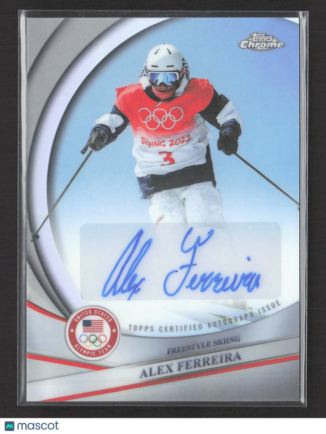 2026 Topps Chrome U.S. Olympics Alex Ferreira #BCA-AFE Auto