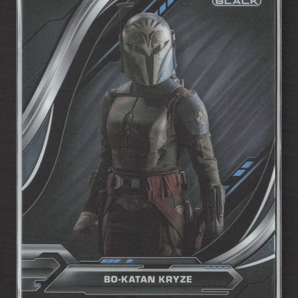 Topps Chrome Black Star Wars #25 Bo-Katan Kryze