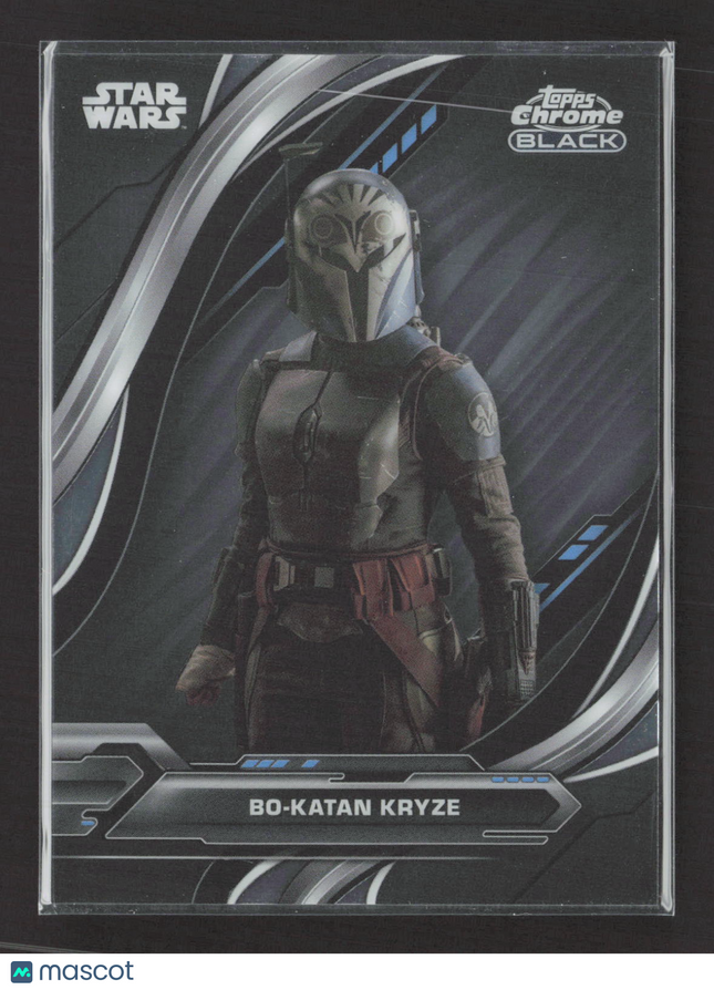 Topps Chrome Black Star Wars #25 Bo-Katan Kryze
