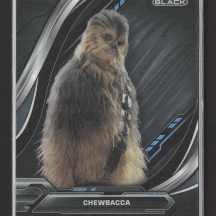 Topps Chrome Black Star Wars #13 Chewbacca