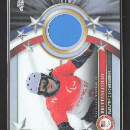 2026 Topps Chrome U.S. Olympic Brittani Coury #USM-BC Relic
