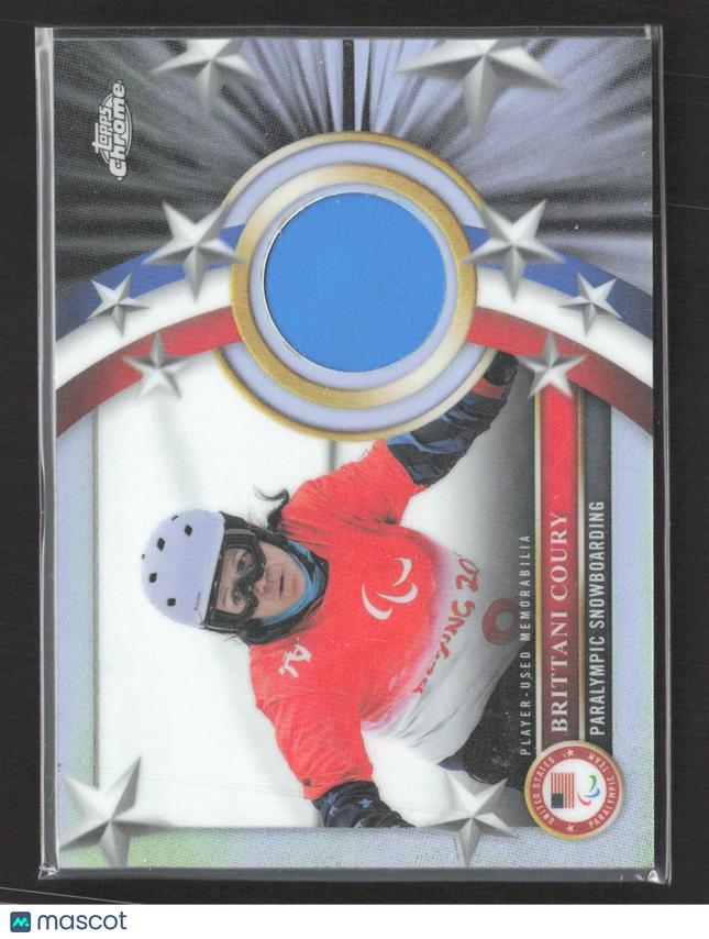 2026 Topps Chrome U.S. Olympic Brittani Coury #USM-BC Relic