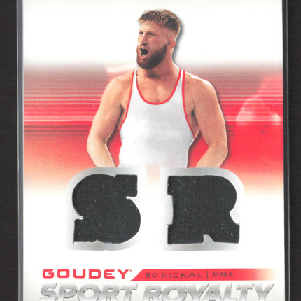 2024 Upper Deck Goodwin Champions Goudey Sport Royalty Bo Nickal #SRM2-BN Relic