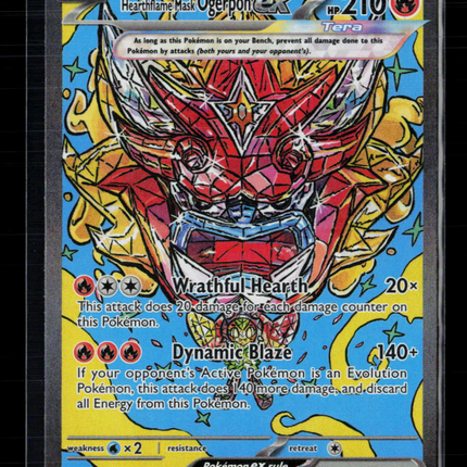 Pokemon 2024 Twilight Masquerade Hearthflame Mask Ogerpon EX FA SAR #148/131