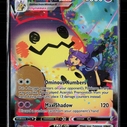 Pokemon 2022 Brilliant Stars Mimikyu VMAX CSR #TG17/TG30