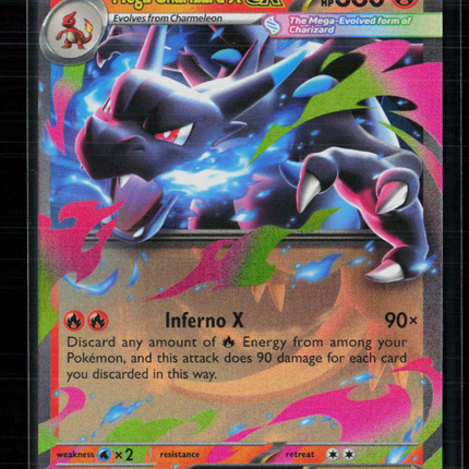 Pokemon 2025 Mega Evolution – Phantasmal Flames Mega Charizard X EX #13/94
