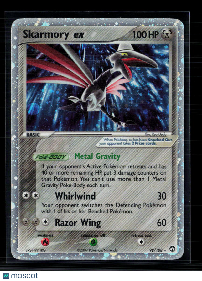 Pokemon 2007 EX Power Keepers Skarmory EX #98/108