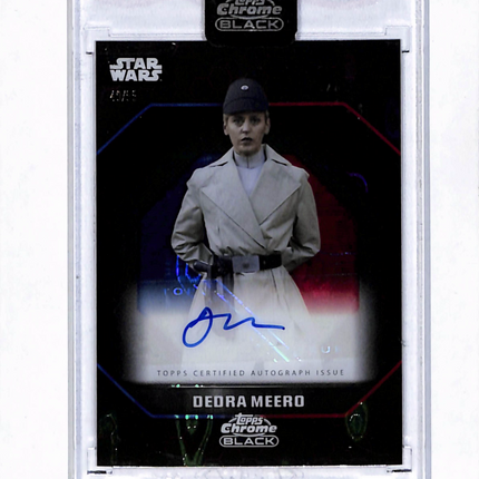 Topps Chrome Black Star Wars Denise Gough as Dedra Meero /99 Auto #ADS-DG