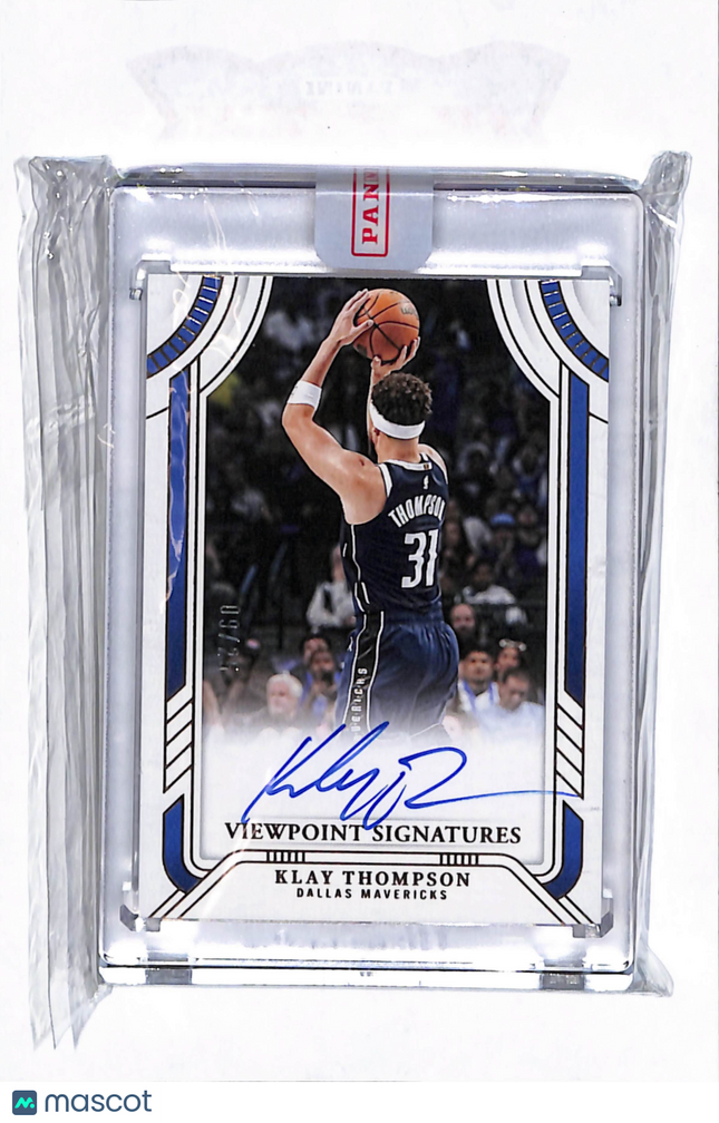 2025 Panini National Treasures Viewpoint Klay Thompson #VP-KLY /25 Auto