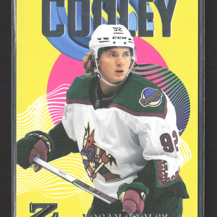 2024 SkyBox Metal Universe Hockey Z-Force Logan Cooley #43