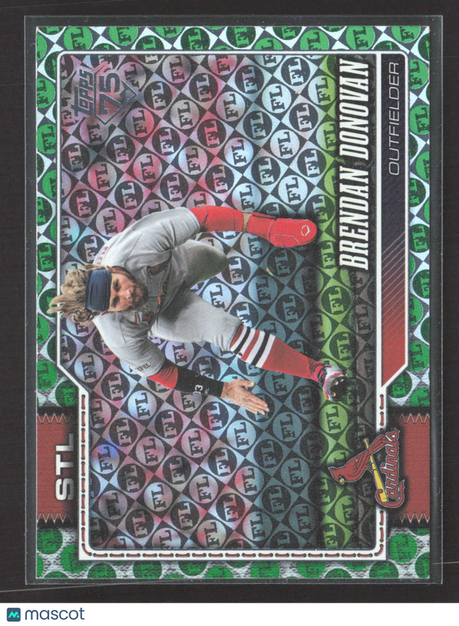 2026 Topps Series One Brendan Donovan #26 Spring Training Green /99