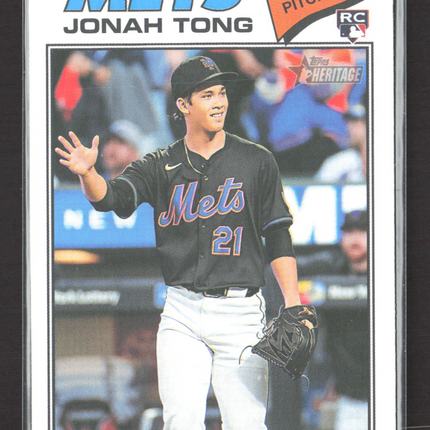 2026 Topps Heritage Jonah Tong #137 RC