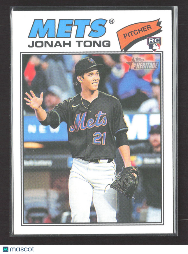 2026 Topps Heritage Jonah Tong #137 RC