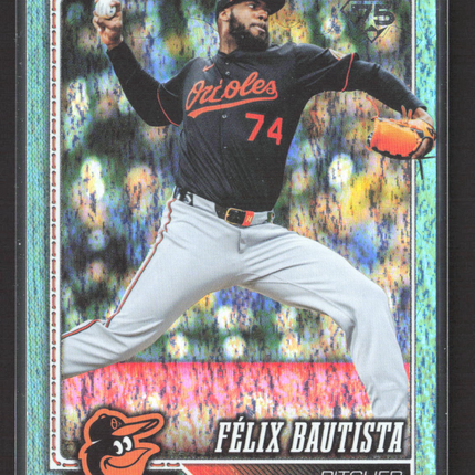 2026 Topps Series One Felix Bautista #128 Aqua Foil