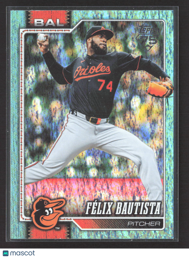 2026 Topps Series One Felix Bautista #128 Aqua Foil