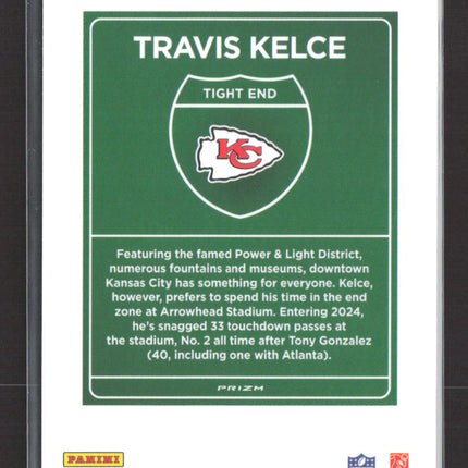 2024 Panini Donruss Optic Downtown Travis Kelce #7