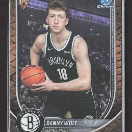 2025 Bowman Chrome Danny Wolf #BCV-27 RC Steel