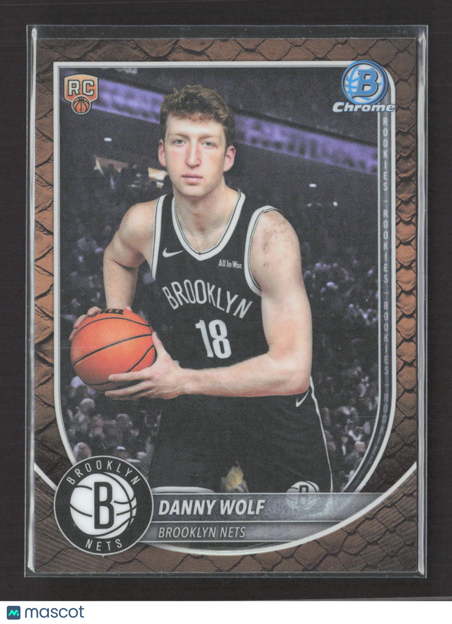 2025 Bowman Chrome Danny Wolf #BCV-27 RC Steel