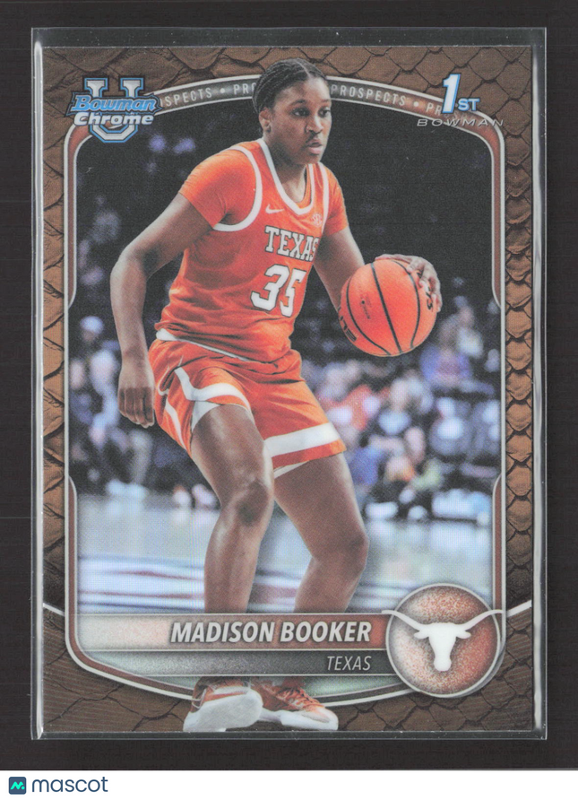 2024 Bowman University Chrome Madison Booker #BCP-15 1st Bowman Steel