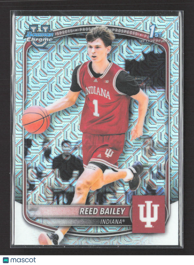 2025 Bowman Chrome University Reed Bailey #BCP-27 Mojo Refractor 1st Bowman
