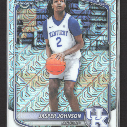 2025 Bowman Chrome University Jasper Johnson #BCP-6 Mojo Refractor
