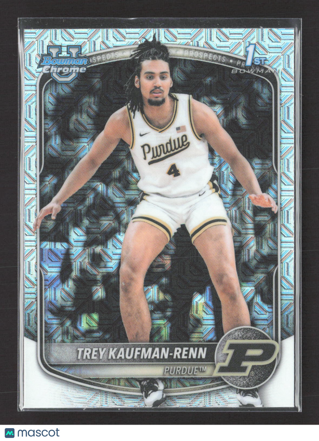 2023 Bowman Chrome University Trey Kaufman-Renn #BCP-21 Mojo Refractor