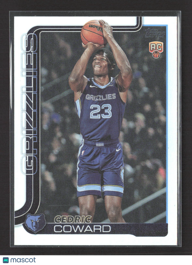 2025 Topps Flagship Cedric Coward #211 RC Rainbow Foil