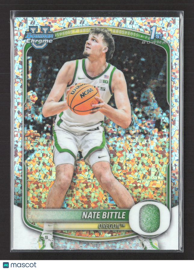 2025 Bowman Chrome University Nate Bittle #BCP-88 Mini Diamond