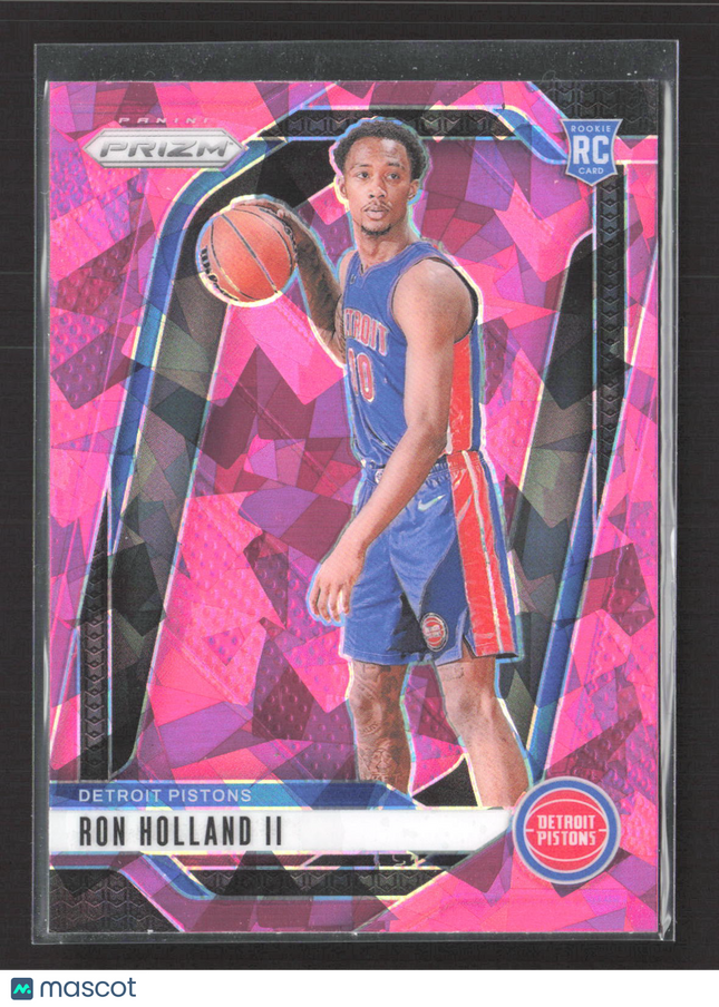 2024 Panini Prizm Basketball Ron Holland II #269 Pink Ice RC