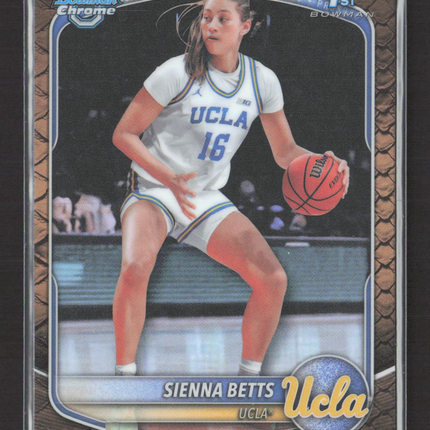 2025 Bowman Chrome University Sienna Betts #BCP-13 Reptilian
