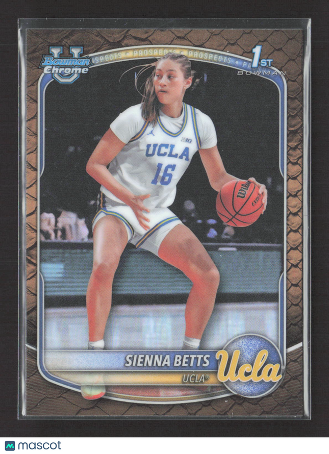 2025 Bowman Chrome University Sienna Betts #BCP-13 Reptilian