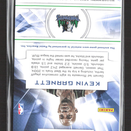 2013 Panini Elite Back to the Future Kevin Garnett #5 Game-worn Jersey