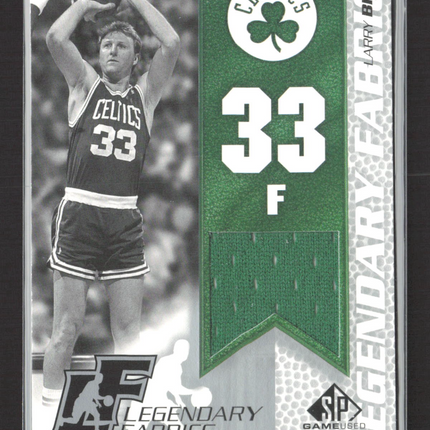 2003 Upper Deck SP Game Used Legendary Fabrics Larry Bird #LB-L Game-Used Jersey