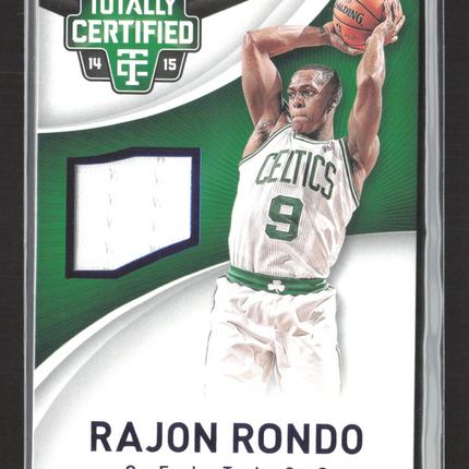 2014 Panini Totally Certified Rajon Rondo #62 091/199 Jersey Patch Memorabilia