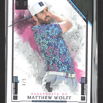 2025 Panini Impeccable LIV Golf Matthew Wolff #35 /5