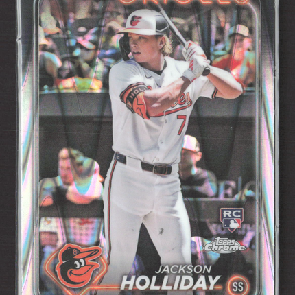 2024 Topps Chrome Jackson Holliday #88 RayWave RC
