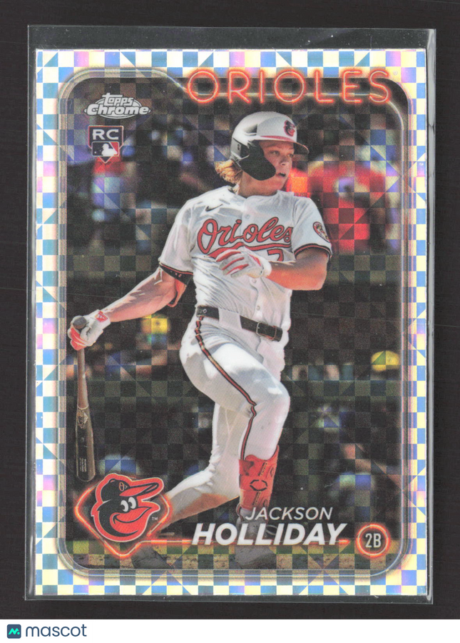 2024 Topps Chrome Update Jackson Holliday #USC200 X-Fractor RC