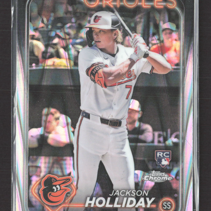 2024 Topps Chrome Jackson Holliday #88 RayWave RC