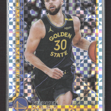 2025 Topps Chrome Stephen Curry #201 X-Fractor