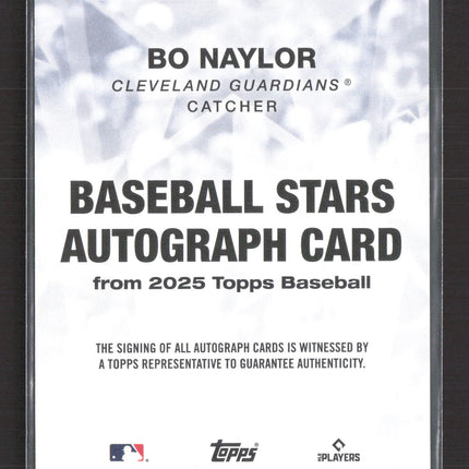 2025 Topps Baseball Stars Autograph Bo Naylor #BSA2-BN Auto