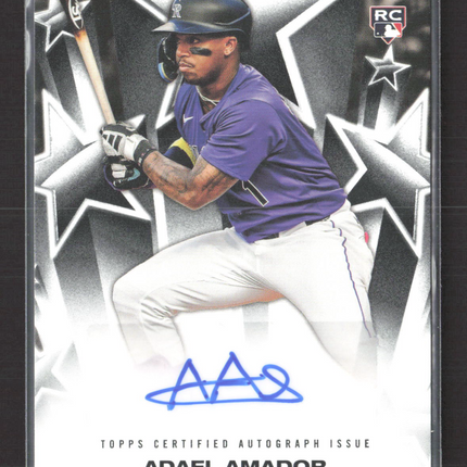 2025 Topps Baseball Stars Autograph Adael Amador #BSA-AA RC Auto
