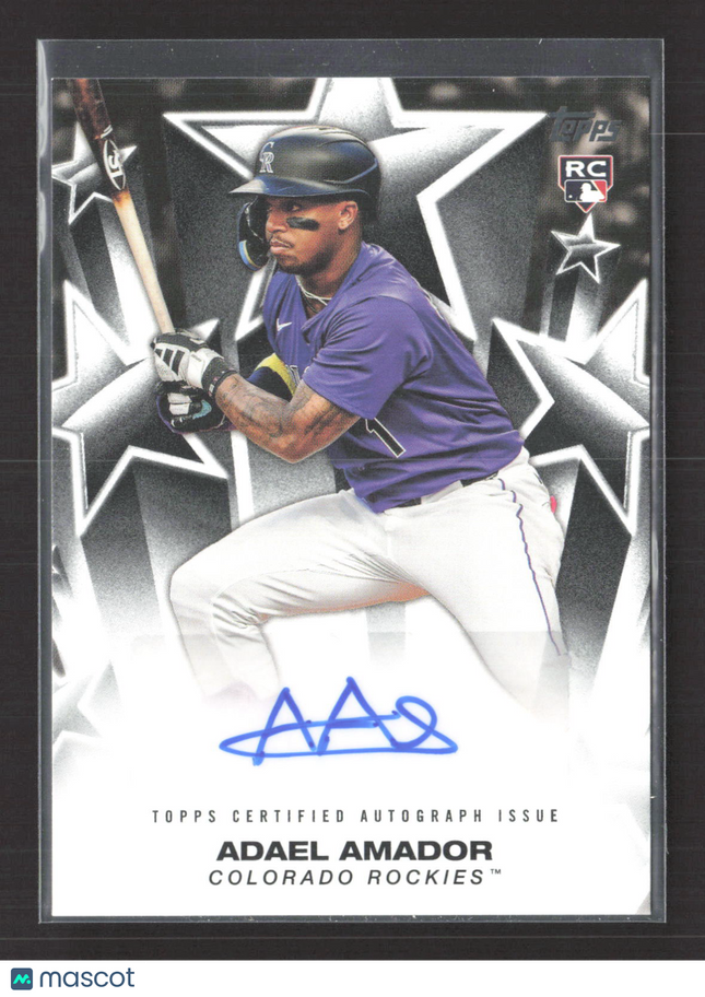 2025 Topps Baseball Stars Autograph Adael Amador #BSA-AA RC Auto