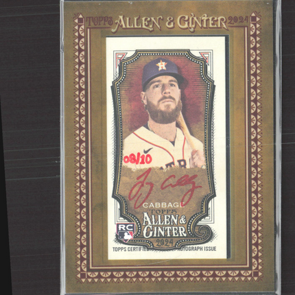 2024 Topps Allen & Ginter Trey Cabbage #MA-TC 08/10 RC Auto