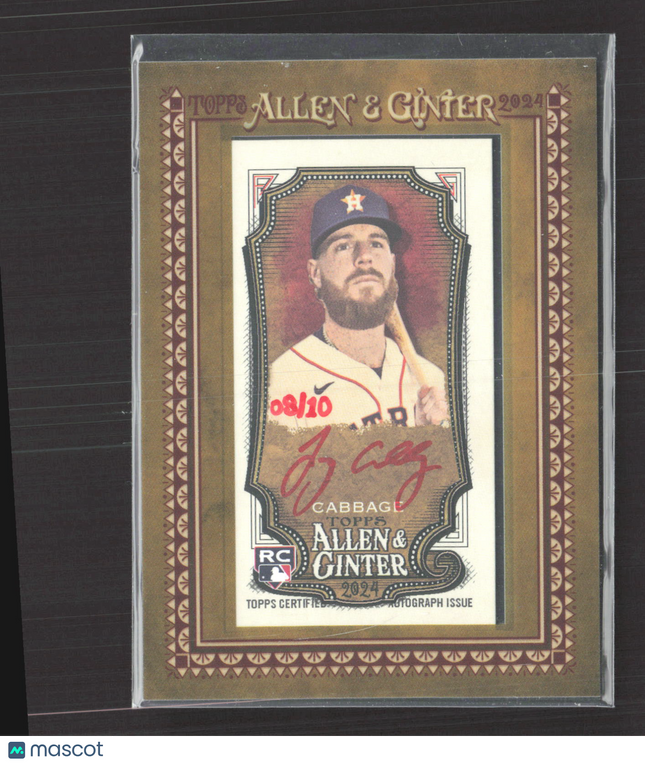 2024 Topps Allen & Ginter Trey Cabbage #MA-TC 08/10 RC Auto