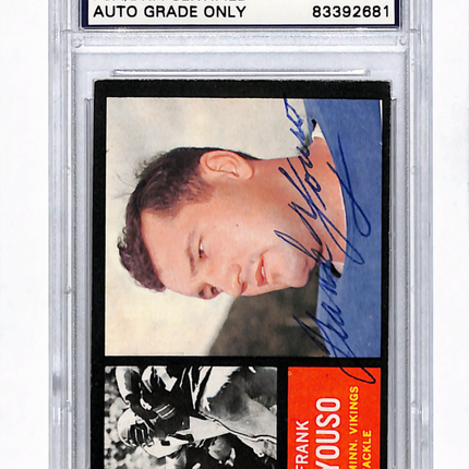 1962 Topps Frank Youso #96 Auto psa 9
